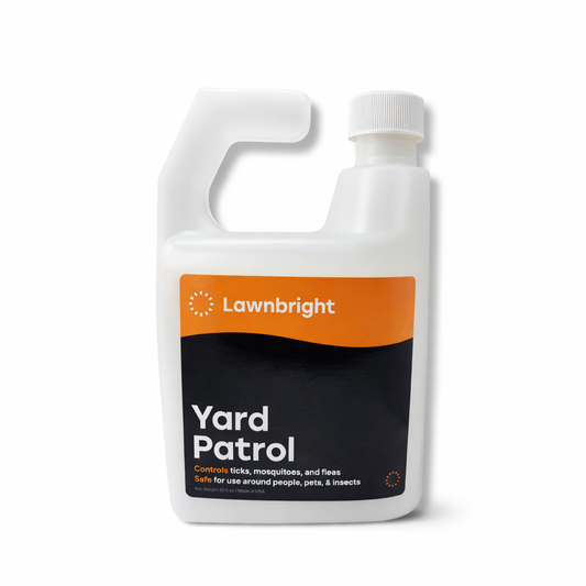Lawnbright Yard Patrol product bottle on a white background